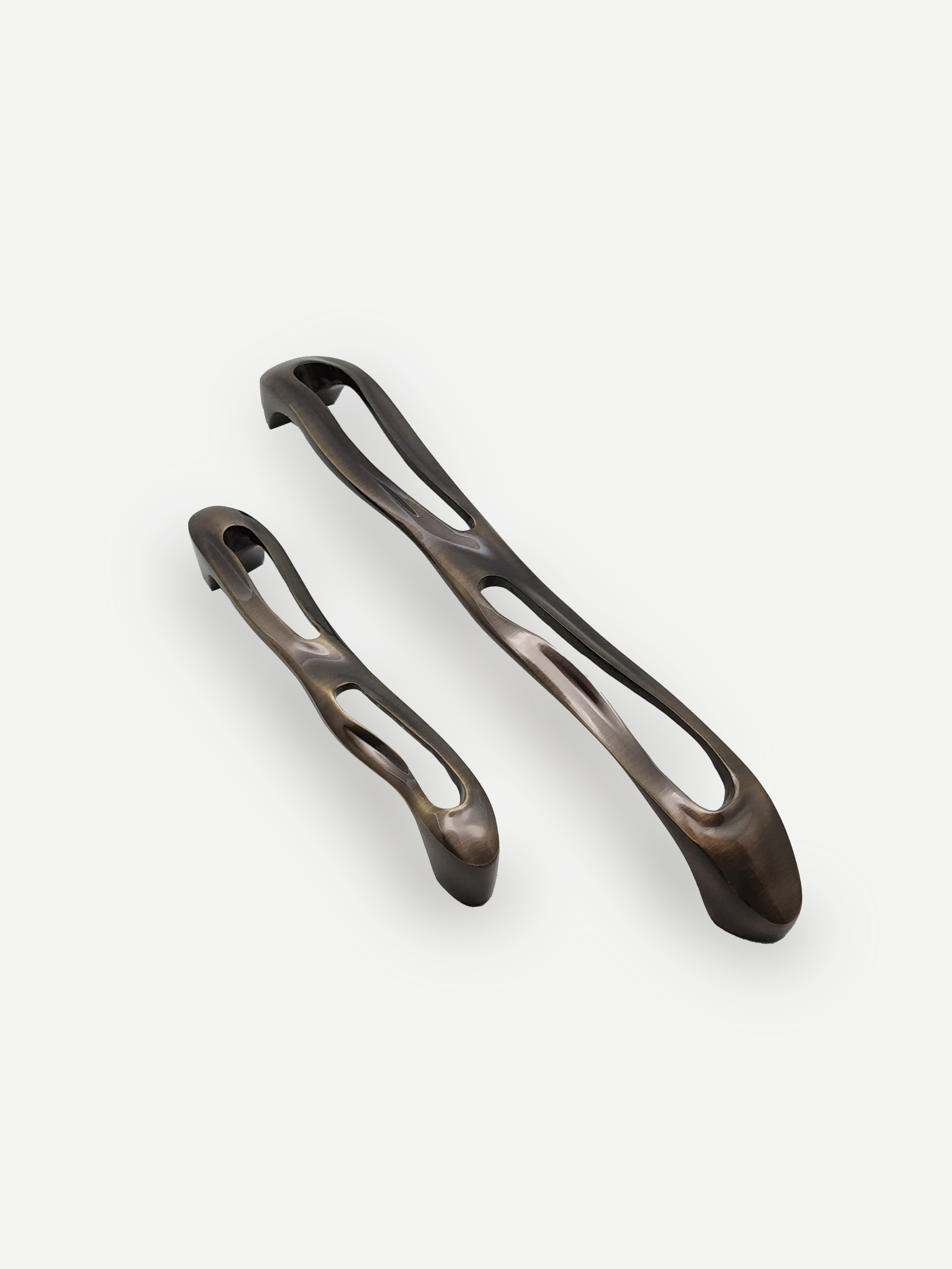 2 bronze antique door handles for wardrobe doors