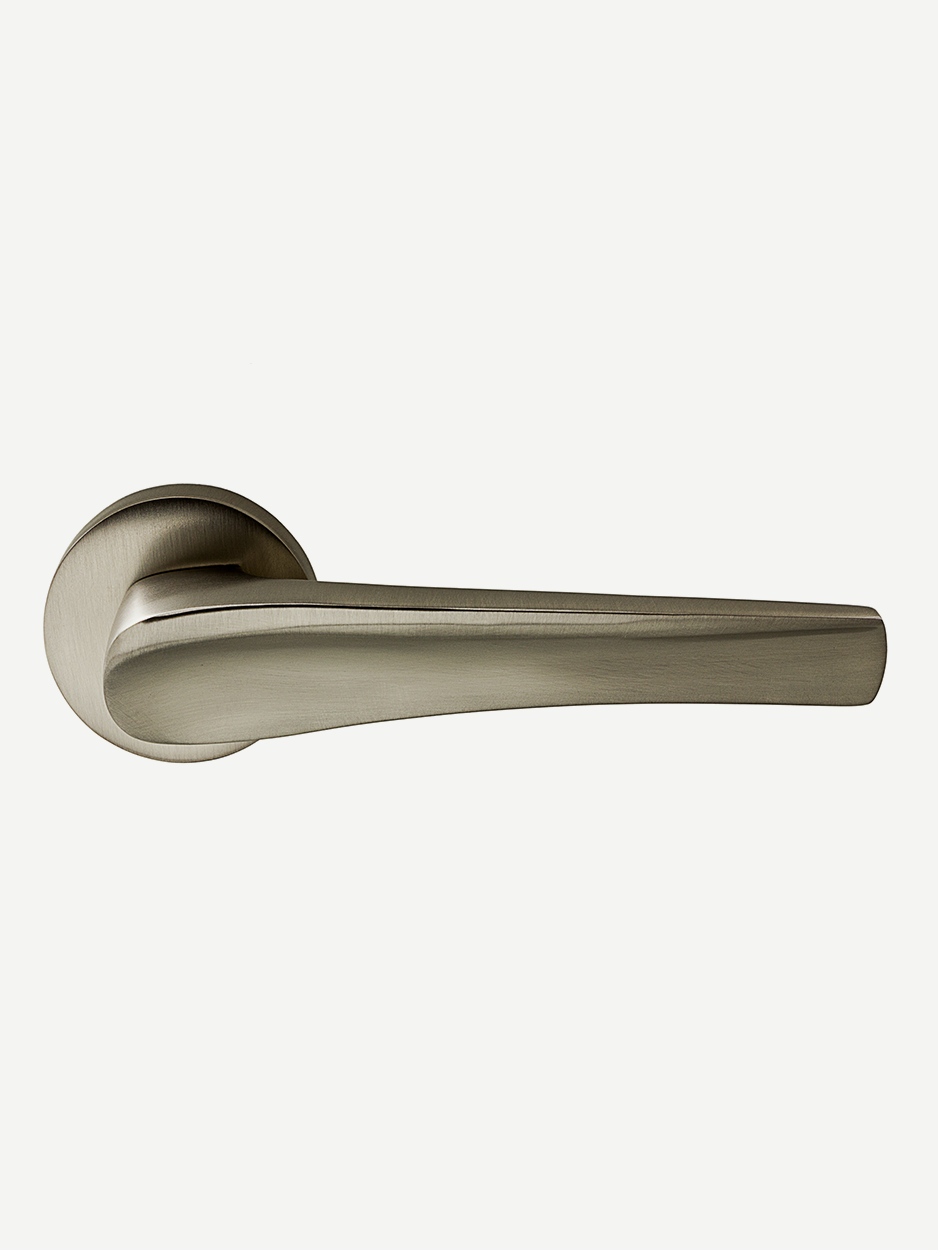 Luxury sculpted lever handle designed for modern villas