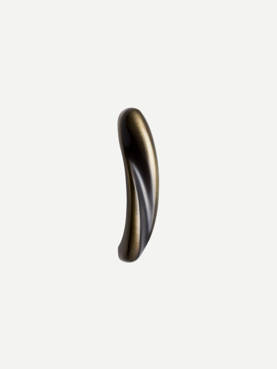 Designer brass pulls for luxury kitchen cabinets and wardrobes