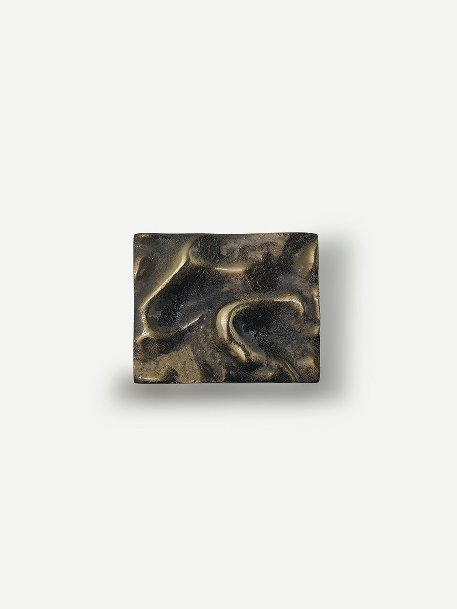 Handcrafted designer cabinet pulls in solid brass