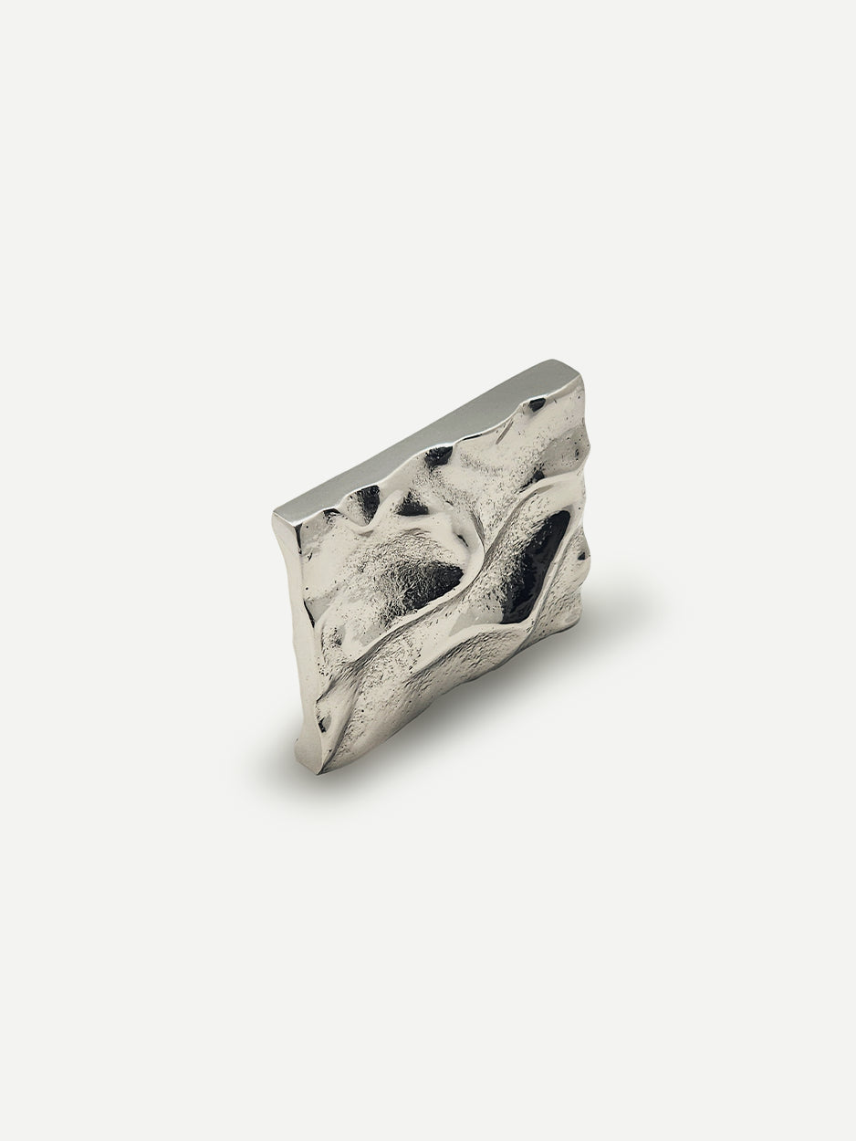 Luxury sculpted cabinet pulls for custom modern cabinetry