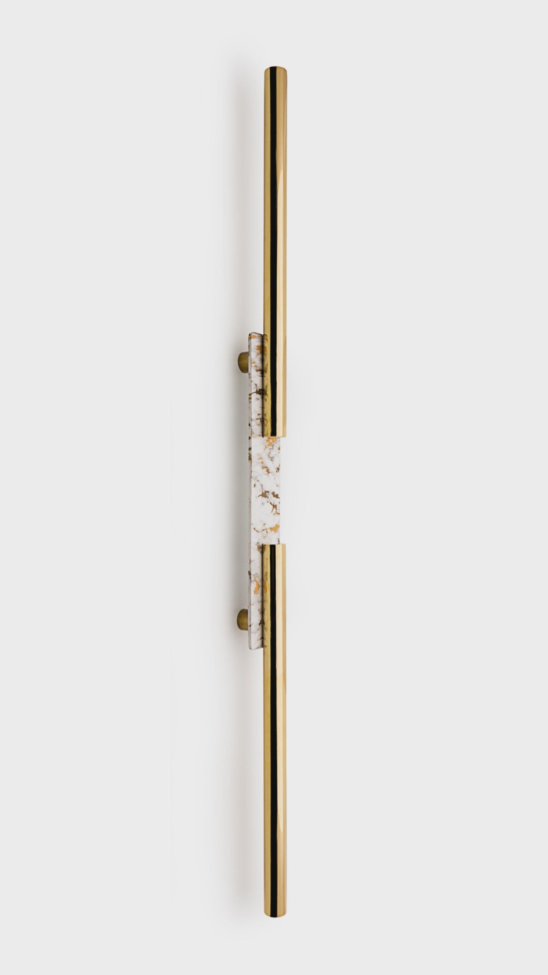 Luxury entry door handles with polished sculpted detailing