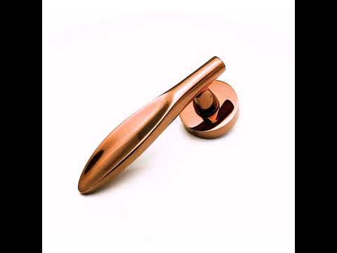 Contemporary door lever handle crafted for high-end interiors